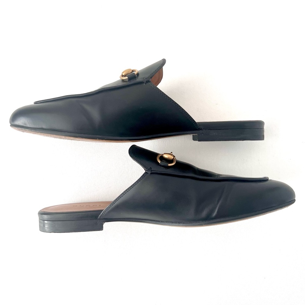 GUCCI | Princetown Horsebit Black Leather Mules
Loafers Slippers EU 39 US 9 - Picture 11 of 13